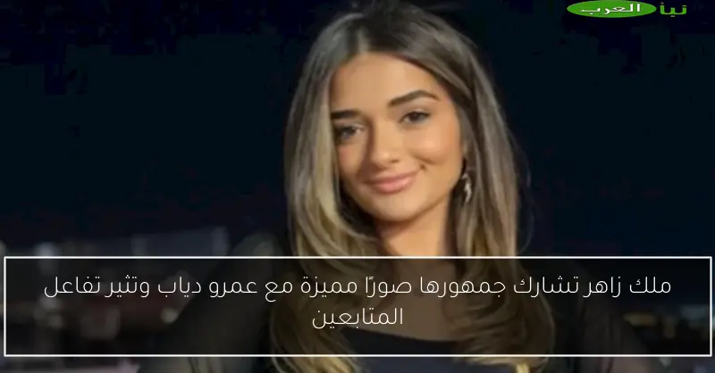 ملك زاهر تشارك جمهورها صورًا مميزة مع عمرو دياب وتثير تفاعل المتابعين