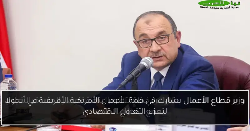 وزير قطاع الأعمال يشارك في قمة الأعمال الأمريكية الأفريقية في أنجولا لتعزيز التعاون الاقتصادي