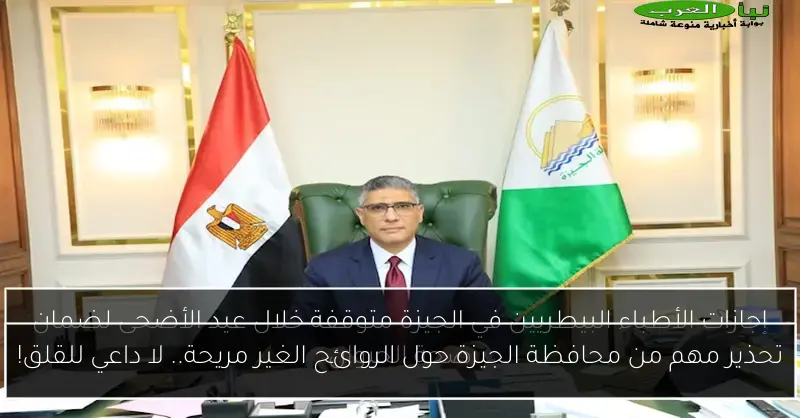 تحذير مهم من محافظة الجيزة حول الروائح الغير مريحة.. لا داعي للقلق!