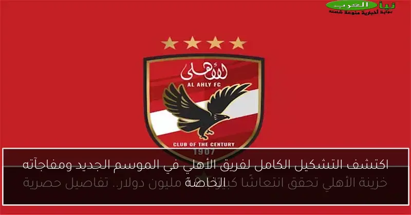 اكتشف التشكيل الكامل لفريق الأهلي في الموسم الجديد ومفاجآته الخاصة