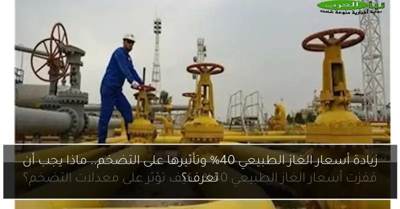 زيادة أسعار الغاز الطبيعي 40% وتأثيرها على التضخم.. ماذا يجب أن تعرف؟