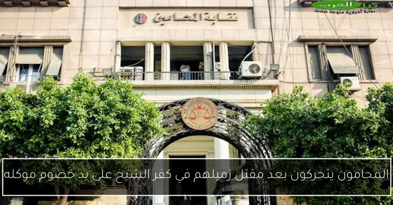 المحامون يتحركون بعد مقتل زميلهم في كفر الشيخ على يد خصوم موكله