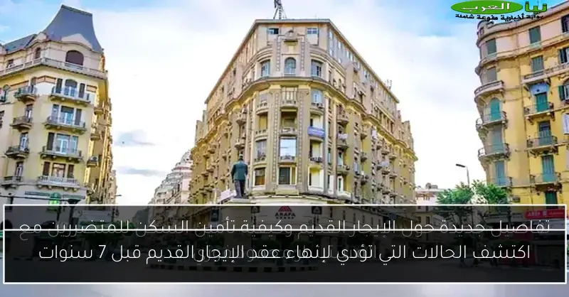 اكتشف الحالات التي تؤدي لإنهاء عقد الإيجار القديم قبل 7 سنوات