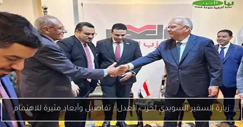 زيارة السفير السويدي لحزب العدل.. تفاصيل وأبعاد مثيرة للاهتمام