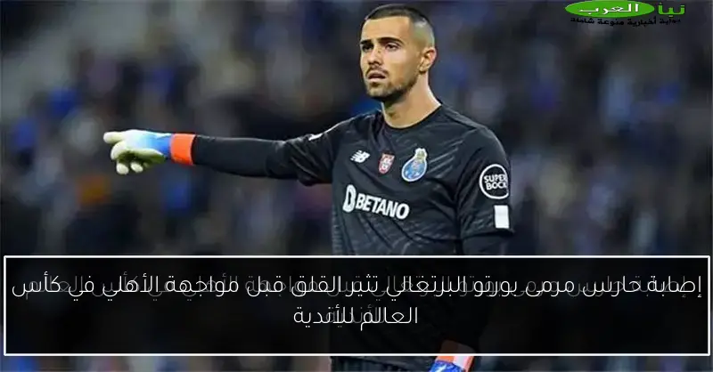 إصابة حارس مرمى بورتو البرتغالي تثير القلق قبل مواجهة الأهلي في كأس العالم للأندية