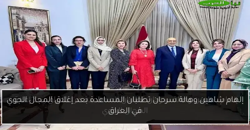 إلهام شاهين وهالة سرحان تطلبان المساعدة بعد إغلاق المجال الجوي في العراق
