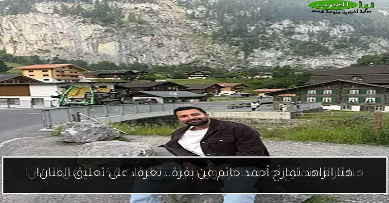 هنا الزاهد تمازح أحمد حاتم عن بقرة.. تعرف على تعليق الفنان!