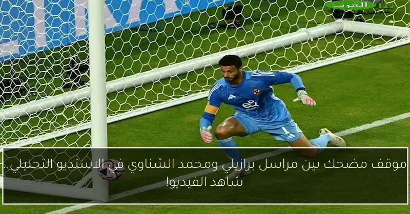 موقف مضحك بين مراسل برازيلي ومحمد الشناوي في الاستديو التحليلي.. شاهد الفيديو!