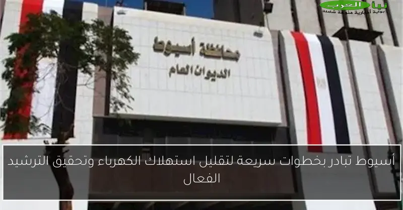 أسيوط تبادر بخطوات سريعة لتقليل استهلاك الكهرباء وتحقيق الترشيد الفعال