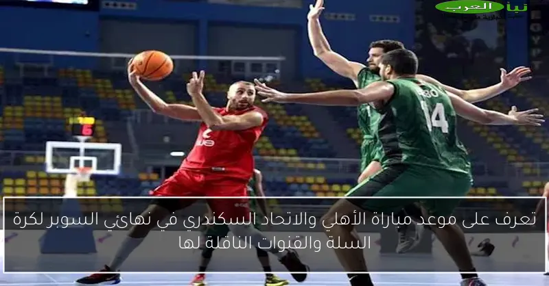 تعرف على موعد مباراة الأهلي والاتحاد السكندري في نهائي السوبر لكرة السلة والقنوات الناقلة لها
