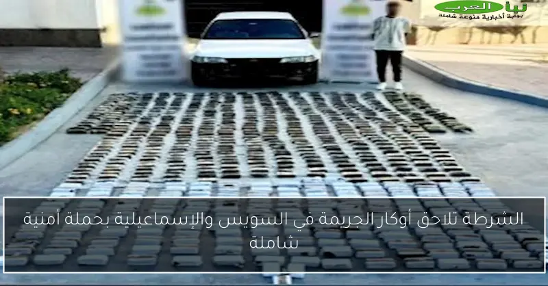 الشرطة تلاحق أوكار الجريمة في السويس والإسماعيلية بحملة أمنية شاملة