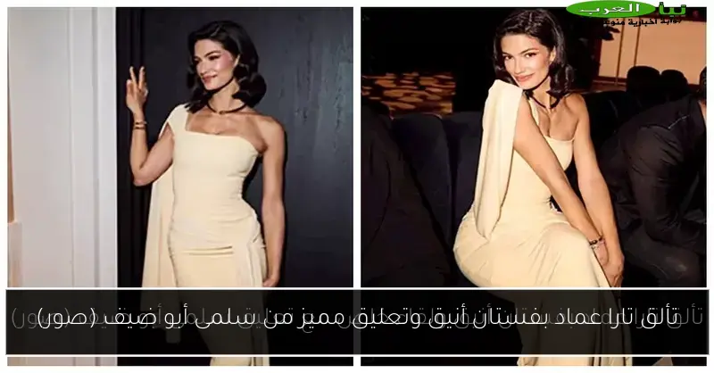 تألق تارا عماد بفستان أنيق وتعليق مميز من سلمى أبو ضيف (صور)