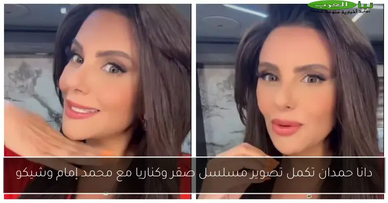 دانا حمدان تكمل تصوير مسلسل صقر وكناريا مع محمد إمام وشيكو