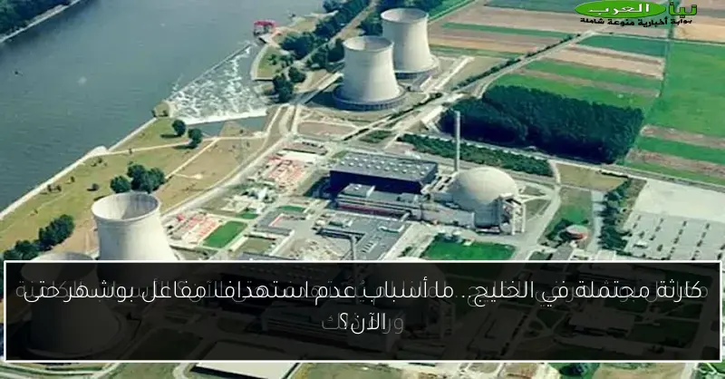 كارثة محتملة في الخليج.. ما أسباب عدم استهداف مفاعل بوشهر حتى الآن؟