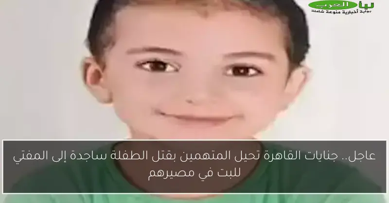 عاجل.. جنايات القاهرة تحيل المتهمين بقتل الطفلة ساجدة إلى المفتي للبت في مصيرهم