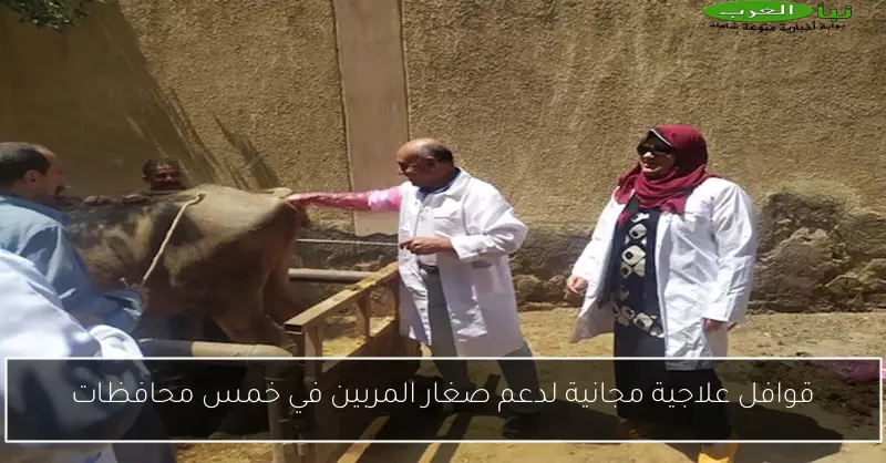 قوافل علاجية مجانية لدعم صغار المربين في خمس محافظات