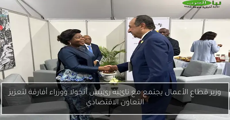 وزير قطاع الأعمال يجتمع مع نائبة رئيس أنجولا ووزراء أفارقة لتعزيز التعاون الاقتصادي