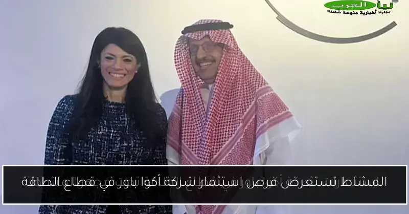 المشاط تستعرض فرص استثمار شركة أكوا باور في قطاع الطاقة