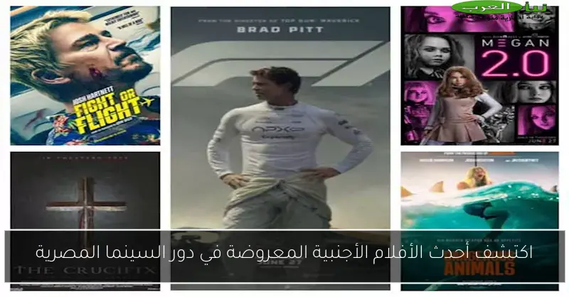 اكتشف أحدث الأفلام الأجنبية المعروضة في دور السينما المصرية