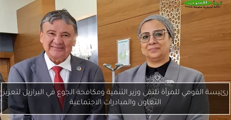 رئيسة القومي للمرأة تلتقي وزير التنمية ومكافحة الجوع في البرازيل لتعزيز التعاون والمبادرات الاجتماعية