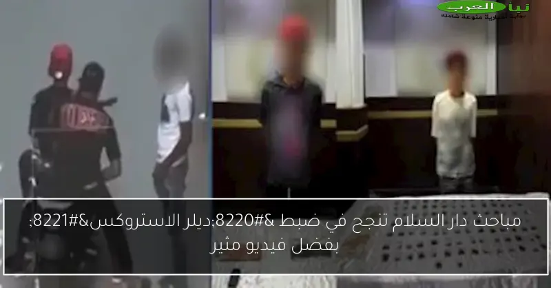 مباحث دار السلام تنجح في ضبط “ديلر الاستروكس” بفضل فيديو مثير