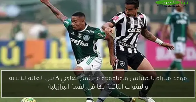 موعد مباراة بالميراس وبوتافوجو في ثمن نهائي كأس العالم للأندية والقنوات الناقلة لها في القمة البرازيلية