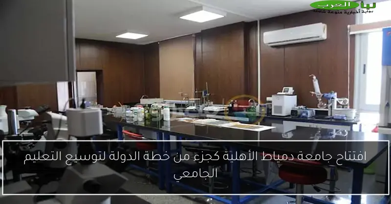 افتتاح جامعة دمياط الأهلية كجزء من خطة الدولة لتوسيع التعليم الجامعي