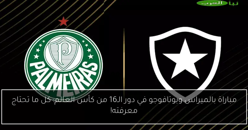 مباراة بالميراس وبوتافوجو في دور الـ16 من كأس العالم: كل ما تحتاج معرفته!