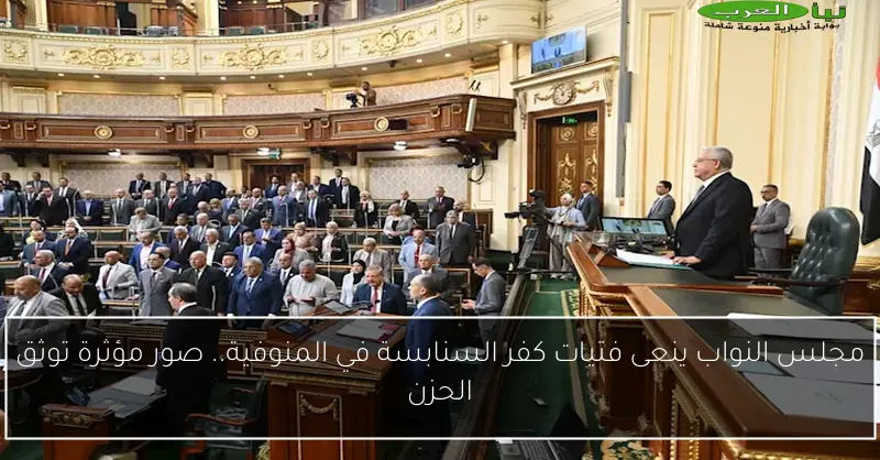 مجلس النواب ينعى فتيات كفر السنابسة في المنوفية.. صور مؤثرة توثق الحزن