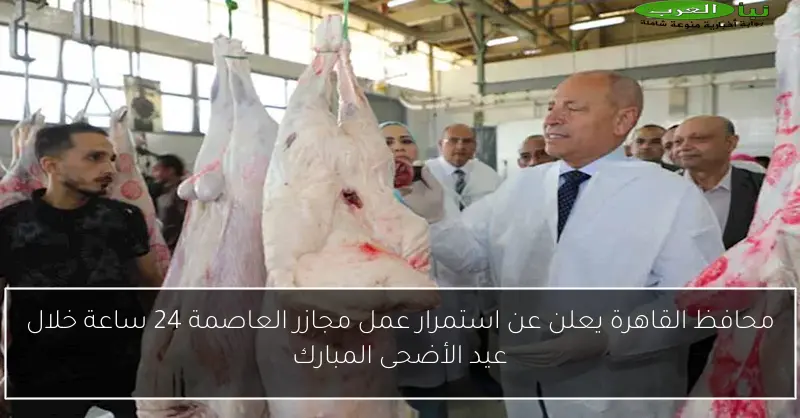 محافظ القاهرة يعلن عن استمرار عمل مجازر العاصمة 24 ساعة خلال عيد الأضحى المبارك