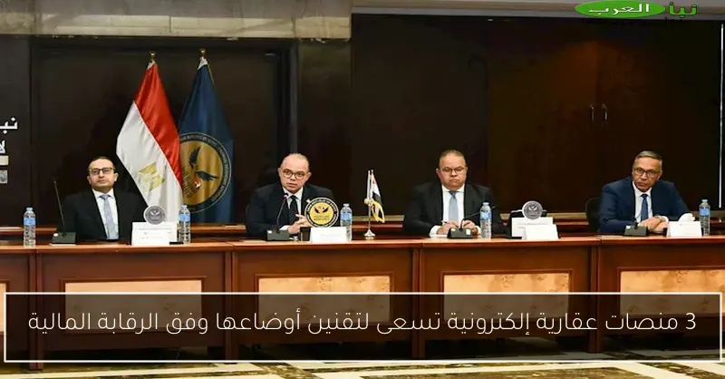 3 منصات عقارية إلكترونية تسعى لتقنين أوضاعها وفق الرقابة المالية