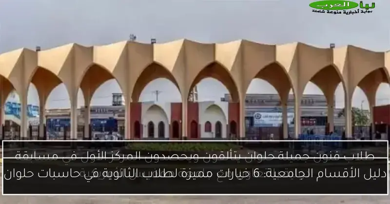 دليل الأقسام الجامعية: 6 خيارات مميزة لطلاب الثانوية في حاسبات حلوان
