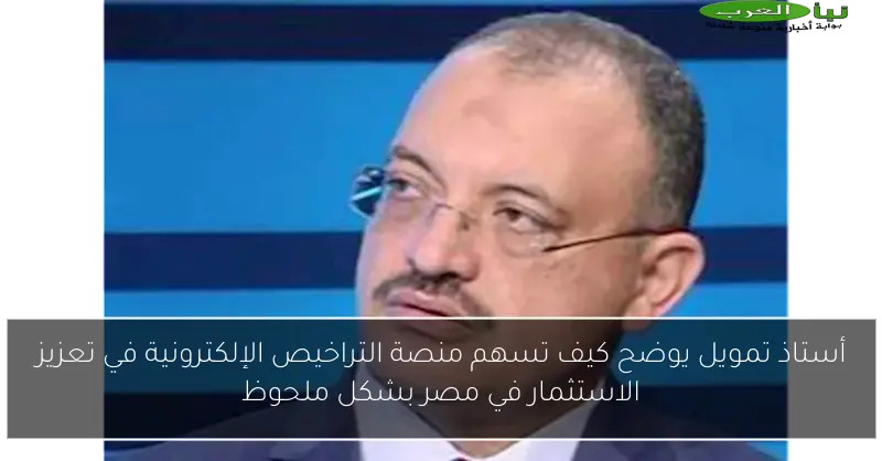 أستاذ تمويل يوضح كيف تسهم منصة التراخيص الإلكترونية في تعزيز الاستثمار في مصر بشكل ملحوظ