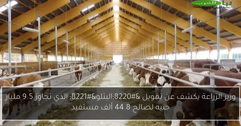 وزير الزراعة يكشف عن تمويل “البتلو” الذي تجاوز 9.5 مليار جنيه لصالح 44.8 ألف مستفيد