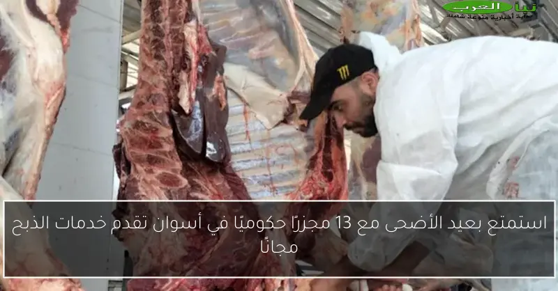 استمتع بعيد الأضحى مع 13 مجزرًا حكوميًا في أسوان تقدم خدمات الذبح مجانًا