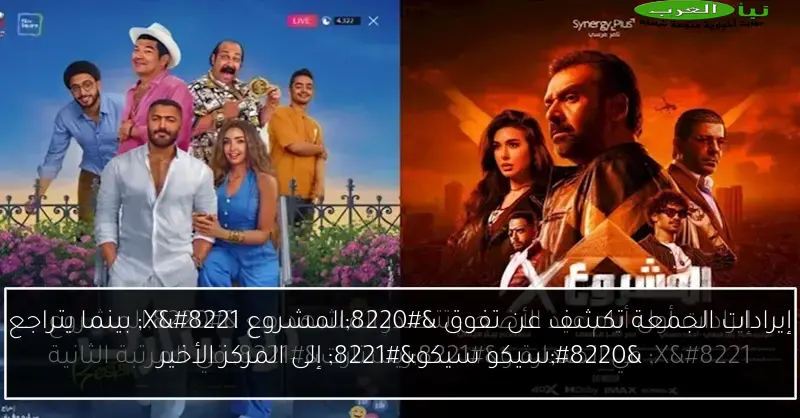إيرادات الجمعة تكشف عن تفوق “المشروع X” بينما يتراجع “سيكو سيكو” إلى المركز الأخير
