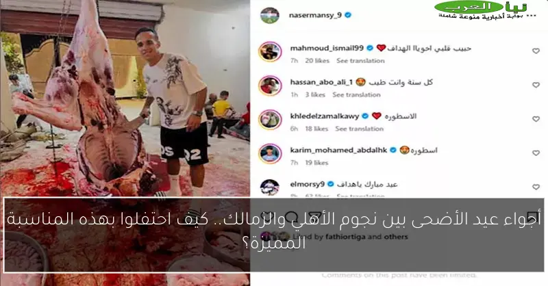 أجواء عيد الأضحى بين نجوم الأهلي والزمالك.. كيف احتفلوا بهذه المناسبة المميزة؟