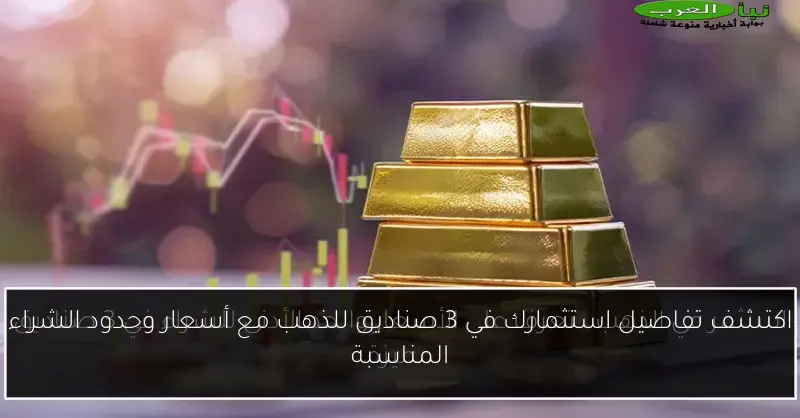 اكتشف تفاصيل استثمارك في 3 صناديق للذهب مع أسعار وحدود الشراء المناسبة