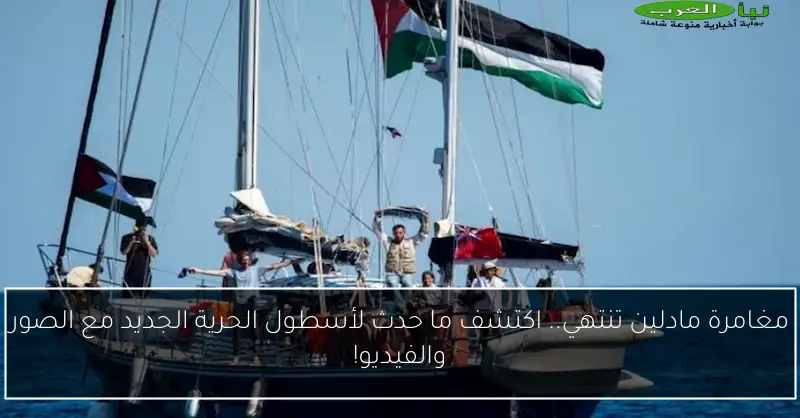 مغامرة مادلين تنتهي.. اكتشف ما حدث لأسطول الحرية الجديد مع الصور والفيديو!