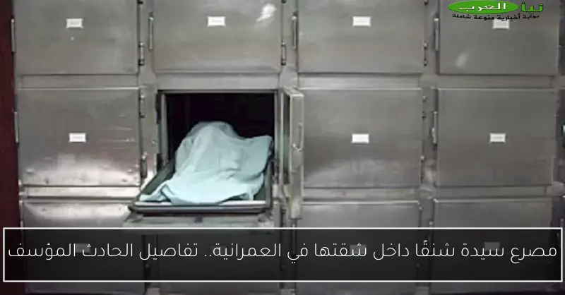 مصرع سيدة شنقًا داخل شقتها في العمرانية.. تفاصيل الحادث المؤسف