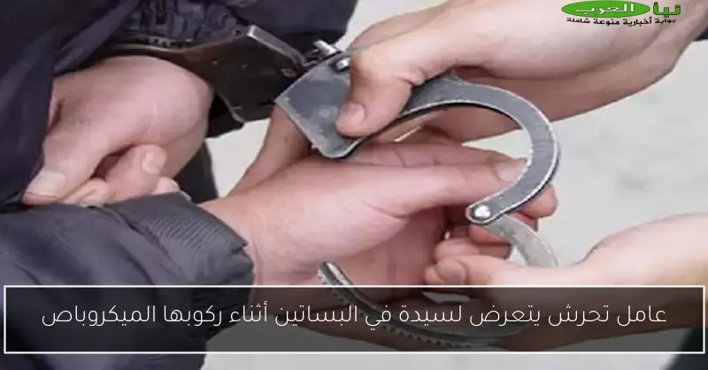 عامل تحرش يتعرض لسيدة في البساتين أثناء ركوبها الميكروباص