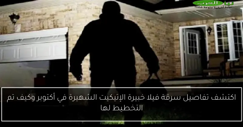 اكتشف تفاصيل سرقة فيلا خبيرة الإتيكيت الشهيرة في أكتوبر وكيف تم التخطيط لها