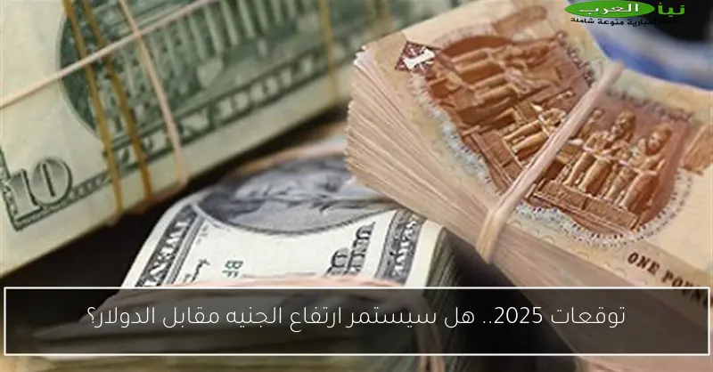 توقعات 2025.. هل سيستمر ارتفاع الجنيه مقابل الدولار؟