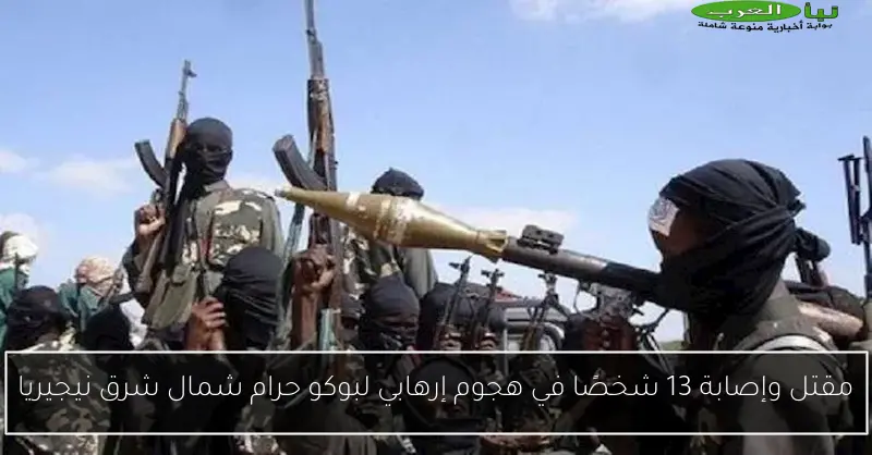 مقتل وإصابة 13 شخصًا في هجوم إرهابي لبوكو حرام شمال شرق نيجيريا