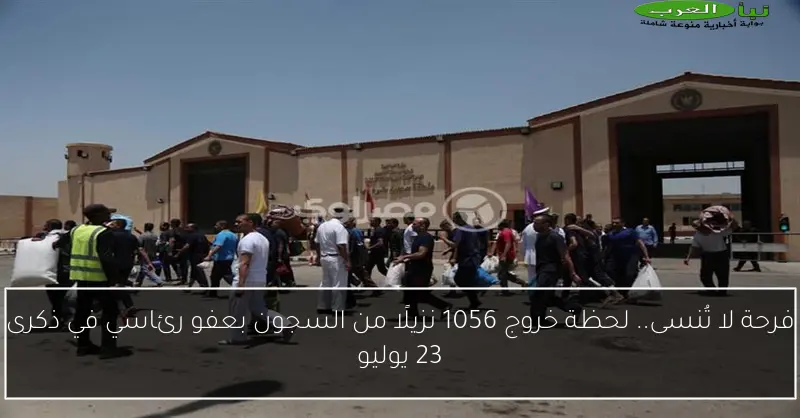 فرحة لا تُنسى.. لحظة خروج 1056 نزيلًا من السجون بعفو رئاسي في ذكرى 23 يوليو