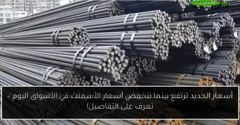 أسعار الحديد ترتفع بينما تنخفض أسعار الأسمنت في الأسواق اليوم – تعرف على التفاصيل!