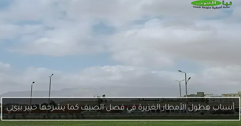 أسباب هطول الأمطار الغزيرة في فصل الصيف كما يشرحها خبير بيئي