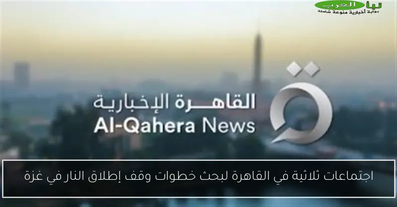 اجتماعات ثلاثية في القاهرة لبحث خطوات وقف إطلاق النار في غزة