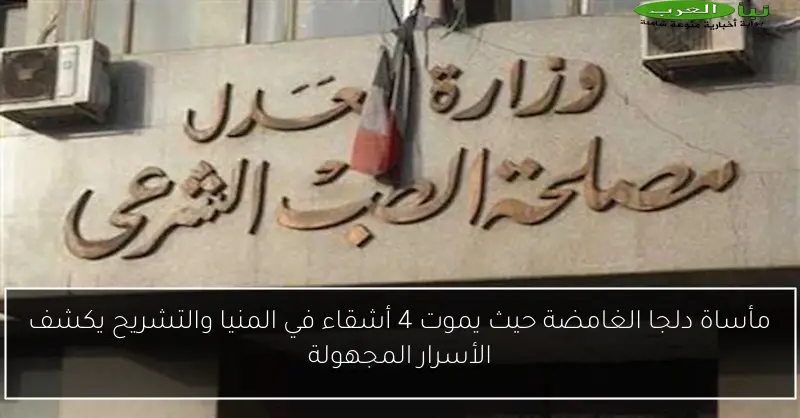 مأساة دلجا الغامضة حيث يموت 4 أشقاء في المنيا والتشريح يكشف الأسرار المجهولة