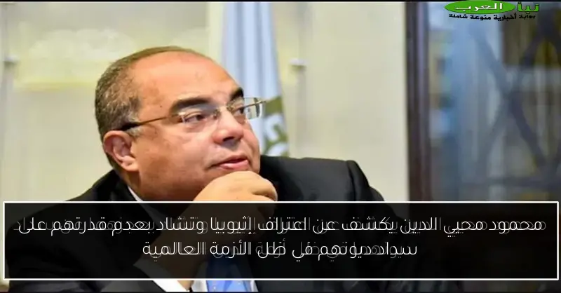 محمود محيي الدين يكشف عن اعتراف إثيوبيا وتشاد بعدم قدرتهم على سداد ديونهم في ظل الأزمة العالمية